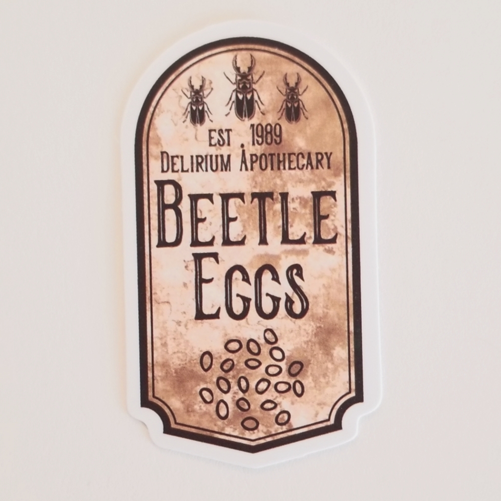 10/$10 Beetle Eggs Sticker